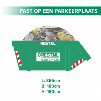 bouw en sloopafval container