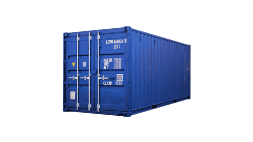 verschillende container maten