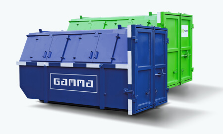 container huren houtafval