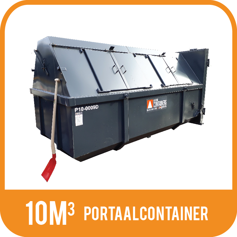 10 m3 container bouw en sloopafval