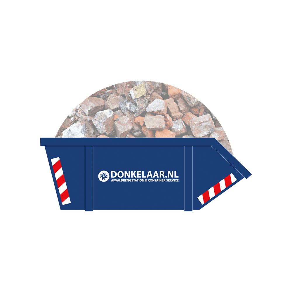 schoon puin container 3m3